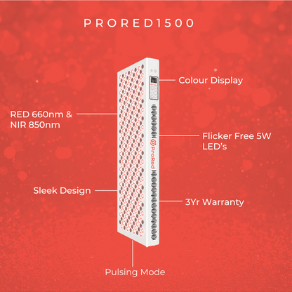 ProRed1500 - Premium Red Light Therapy Panel