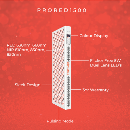 ProRed1500 - Premium Red Light Therapy Panel