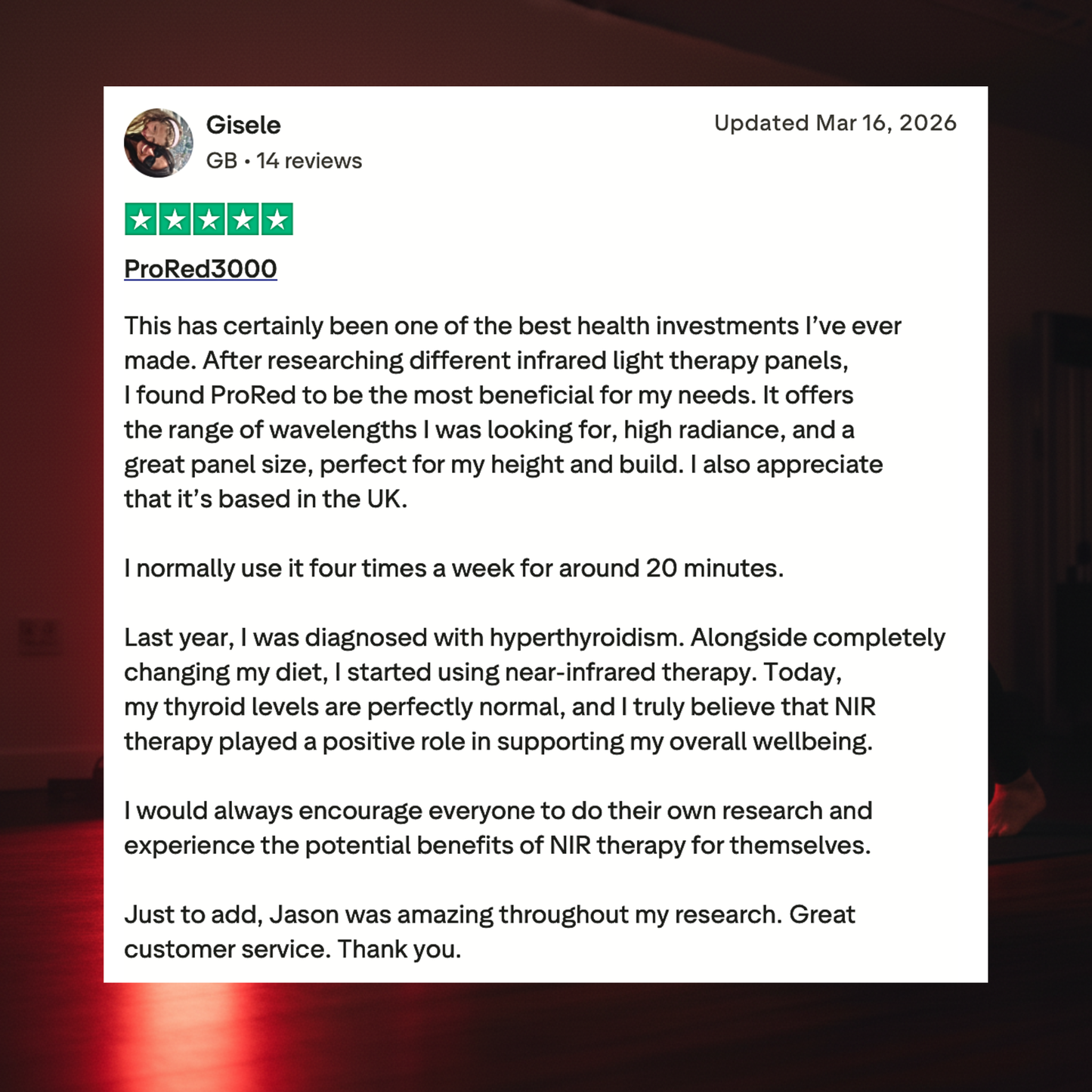 ProRed300 - Targeted Red Light Therapy Panel